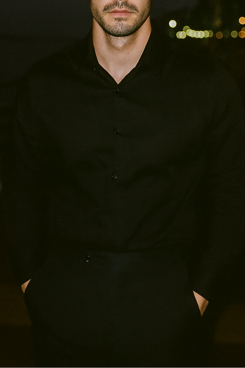 Camisa táctica antifluido (Negra)