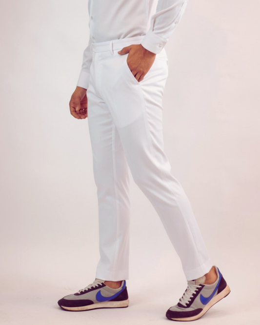 Pantalón táctico antifluido (Blanco)