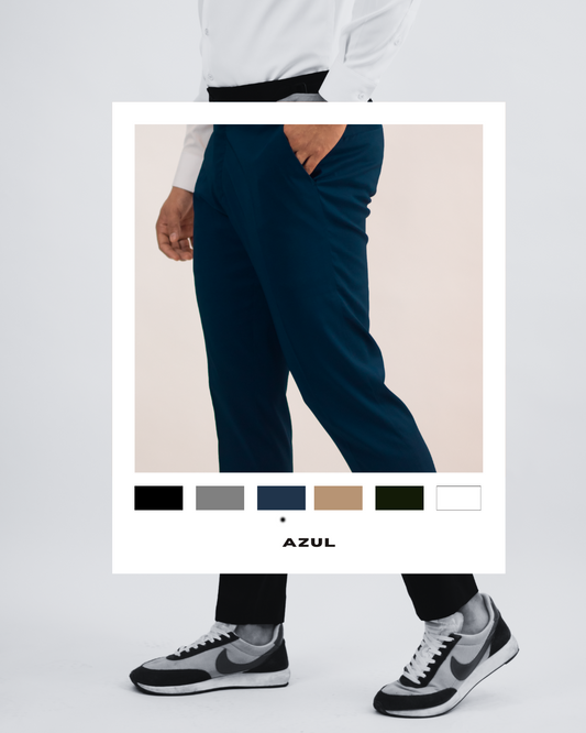 Pantalón táctico antifluido (Azul)