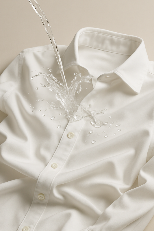Camisa táctica antifluido (Blanca)